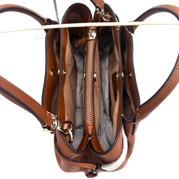 Kate Spade Small Dumpling Satchel Bag Brown (NWT) - Picture 8 of 11